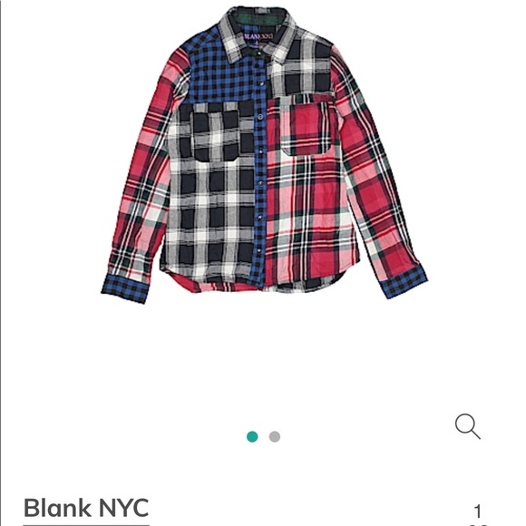 New girls blanknyc button down flannel. - Picture 3 of 13
